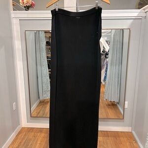 NWT St. John Black Maxi Skirt